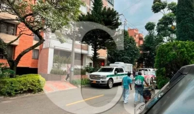 Lugar donde fue hallado muerto el extranjero. 