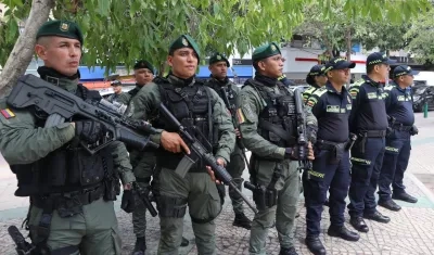 Actividades de patrullaje.