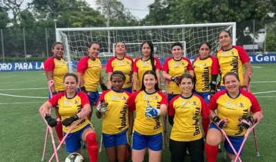 Selección Colombia de fútbol femenino para amputados. 
