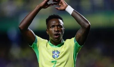 Vinicius Junior reaparecerá este jueves con la selección brasileña.