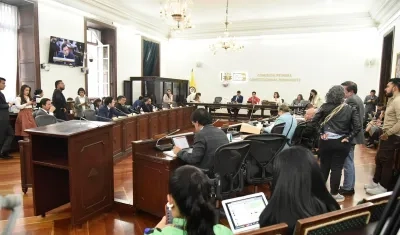 Debate de la reforma política.