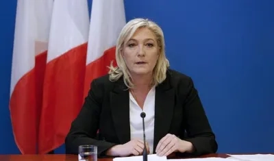 Líder francesa Marine Le Pen.