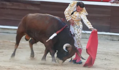 El torero español Antonio Ferrera en la Feria de Cali. 