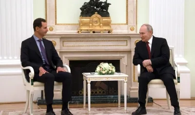 Bachar al Asad y Vladímir Putin.