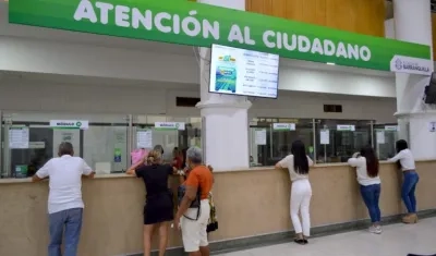 Oficina de atención al ciudadano. 