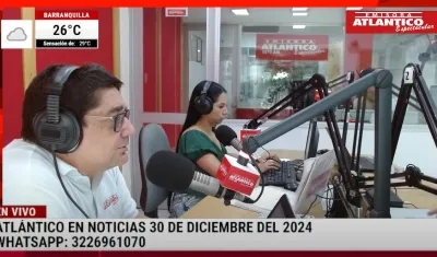 Transmisión de Atlántico en Noticias.