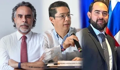 Armando Benedetti, Pedro Flórez y German Londoño