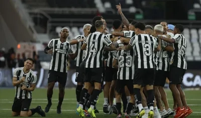 La celebración de Botafogo.