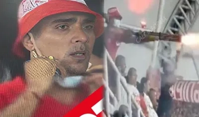 Capturado por los hechos de violencia en la final de la Copa Colombia. 