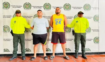 Leonardo Javier Suárez y Alberth Smith Guette Caballero.