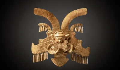 Diadema en Oro Calima. 