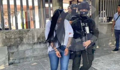 Dianelis Ruiz, esposa de Jorge Eliécer Díaz Collazos, alias ‘Castor’.