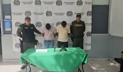 Capturas en el barrio La Concepción.