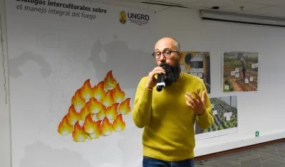 El director de la UNGRD, Carlos Carrillo.