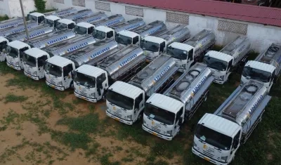 Carrotanques en La Guajira.