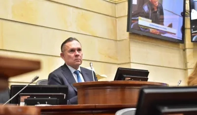 El presidente del Senado, Efraín Cepeda.