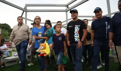 El Alcalde de Barranquilla, Alex Char.