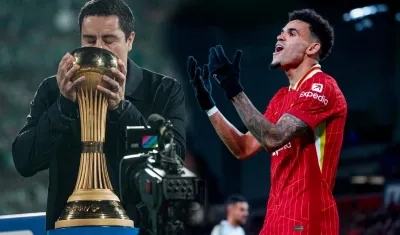 Efraín Juárez y Luis Díaz.