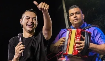 Diego Daza y Rolando Ochoa prometen llevar el vallenato en alto.