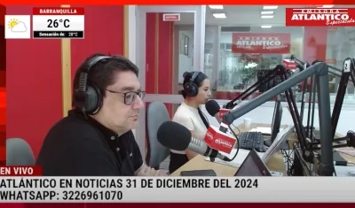 Transmisión de Atlántico en Noticias.
