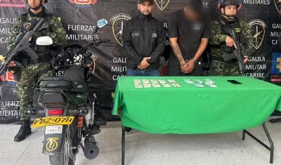 La captura fue realizada por el Gaula del Ejército y el CTI. 