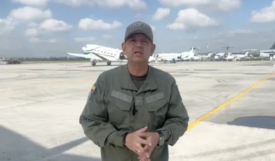 General José Luis Ramírez Hinestroza, Jefe Nacional del Servicio de Policía.