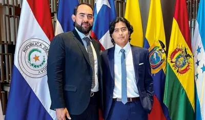 Germán Londoño y Nicolás Petro. 