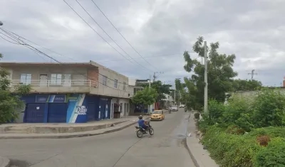 Calle 48 con carrera 24, dirección donde se presentó el crimen en Villa Muvdi. 