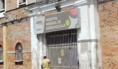 Hospital General de Barranquilla, a donde fueron llevadas las personas baleadas. 