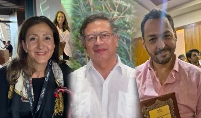 Ingrid Betancourt, Gustavo Petro y Daniel Mendoza.