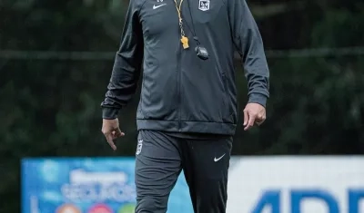 El técnico de Atlético Nacional, Efraín Juárez.