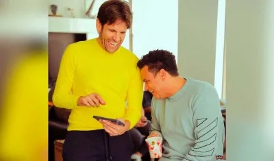 Juancho De la Espriella y Silvestre Dangond.