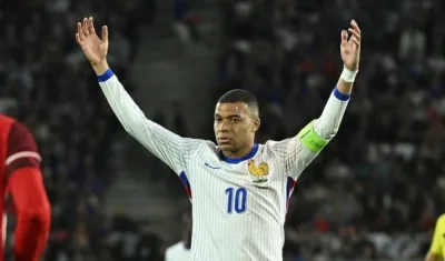 Kylian Mbappé en la Eurocopa 2024.