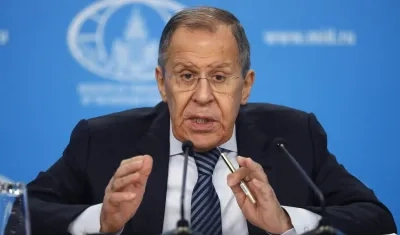 El ministro de Exteriores ruso, Serguéi Lavrov.