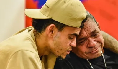 Luis Díaz y su padre Luis Manuel ‘Mane’ Díaz