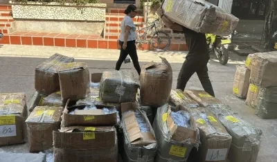 Cargamento incautado.