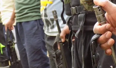 Los menores son reclutados por los grupos armados.