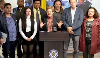 Rueda de prensa de la Ministra del Trabajo, Gloria Inés Ramírez.