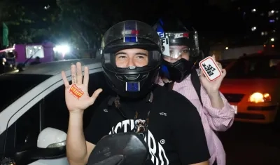 Personas después de la socialización con la Alcaldía.