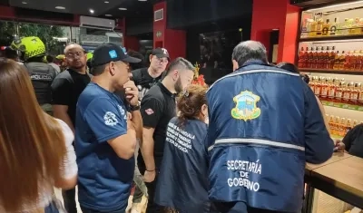 Operativos en establecimientos de comercio. 