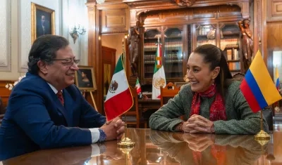 Gustavo Petro y Claudia Sheinbaum.