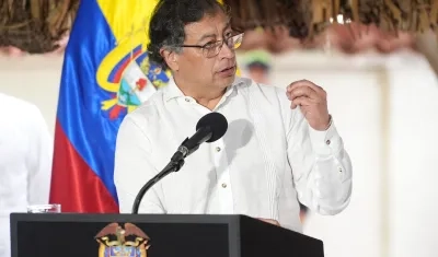 El Presidente Gustavo Petro.