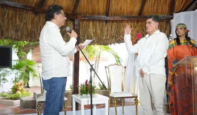 Posesión de Gregorio Eljach.