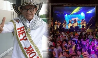 Rey Momo 2025, Gabriel Marriaga Tejada / Imagen de Rueda de Cumbia de Velitas. 