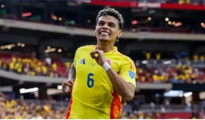  Richard Ríos, mediocampista de la selección Colombia. 