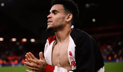 Luis Díaz, extremo del Liverpool.