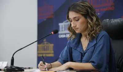 Laura Sarabia, directora del Dapre.