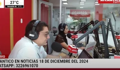Transmisión de Atlántico en Noticias.