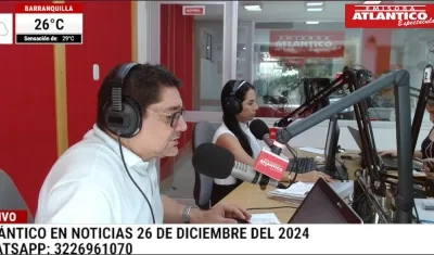 Transmisión de Atlántico en Noticias.
