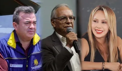 Olmedo López, exdirector de la UNGRD; Ricardo Bonilla, exministro de Hacienda, y Sandra Ortiz, exconsejera para las Regiones.